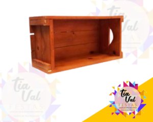 Foto de CAIXOTE RUSTICO C/ ALÇA M (ENVERNIZADO)