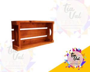 Foto de CAIXOTE RUSTICO C/ ALÇA P (ENVERNIZADO)