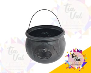 Foto de CALDEIRAO PRETO DE PLASTICO - HALLOWEEN