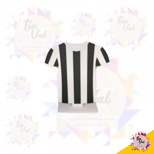 CAMISA PRETA E BRANCO MDF