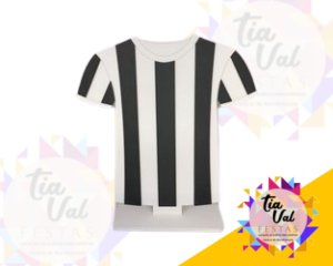 Foto de CAMISA PRETA E BRANCO MDF