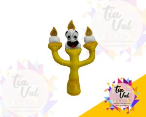 Foto de CANDELABRO - CASTIÇÃL - BELA E A FERA - FELTRO 18 X 27