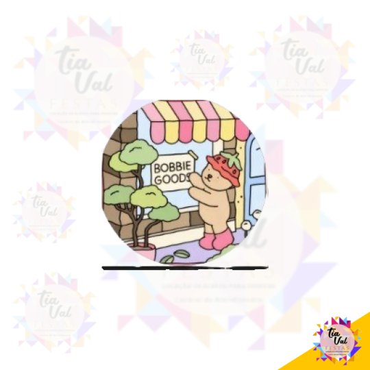 CAPA P/ PAINEL REDONDO 1,20M - BOBBIE GOODS