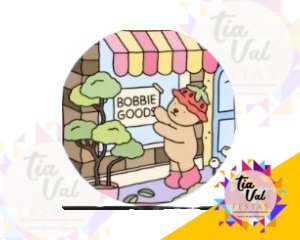 Foto de CAPA P/ PAINEL REDONDO 1,20M - BOBBIE GOODS