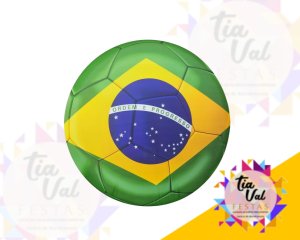 Foto de CAPA P/ PAINEL REDONDO 1,20M - BANDEIRA BRASIL - COPA