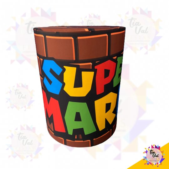 CAPA CILINDRO MARIO BROSS - PEQUENA
