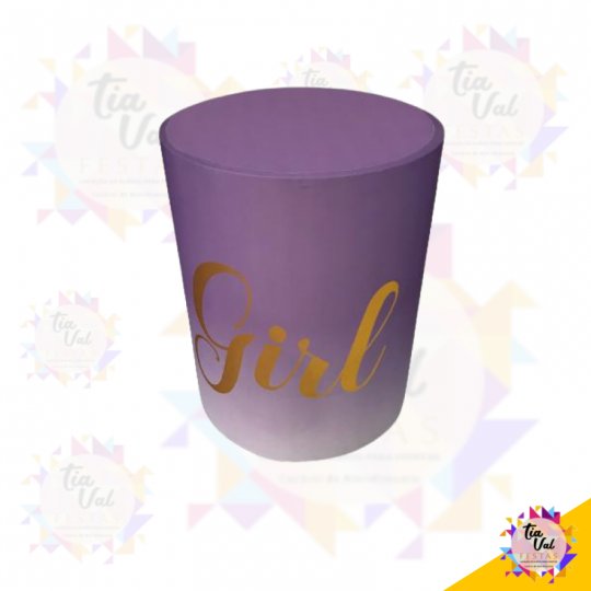 CAPA GIRL LILAS P/ CILINDRO PEQUENA