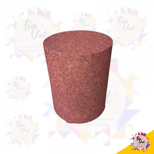 CAPA MESCLADA ROSA SECO P/ CILINDRO PEQUENO