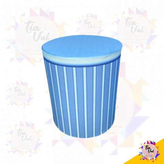 CAPA P/ CILINDRO - RIPADO AZUL - MEDIA