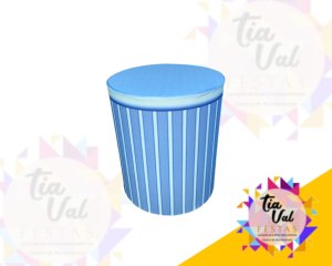 Foto de CAPA P/ CILINDRO - RIPADO AZUL - MEDIA