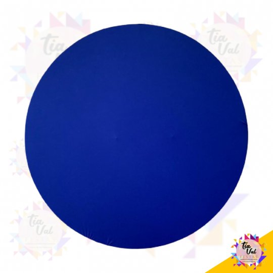 CAPA P/ PAINEL REDONDO 1,20M - AZUL ROYAL