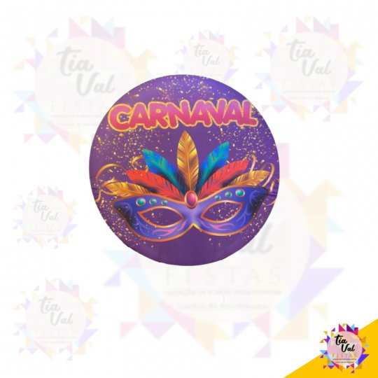 CAPA REDONDA 1,20M CARNAVAL - ROXO