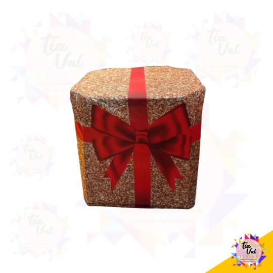CAPA PRESENTE NATAL - P/MESA QUADRADA 0,70 X 0,70