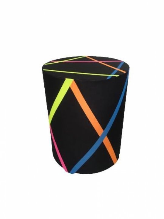 CAPA PARA CILINDRO -PRETO NEON - PEQUENO