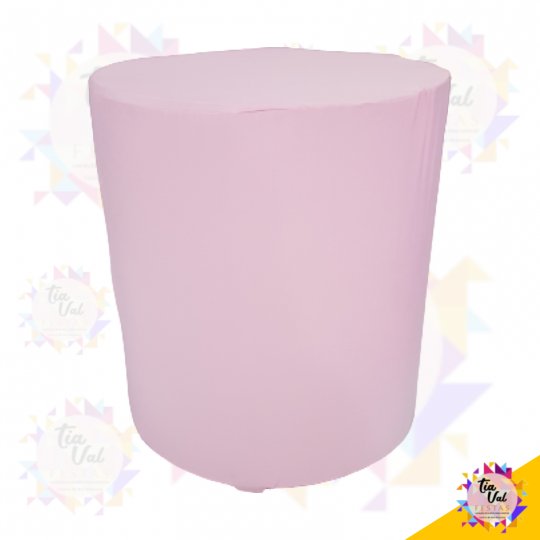 CAPA ROSA CLARO P/ CILINDRO GRANDE