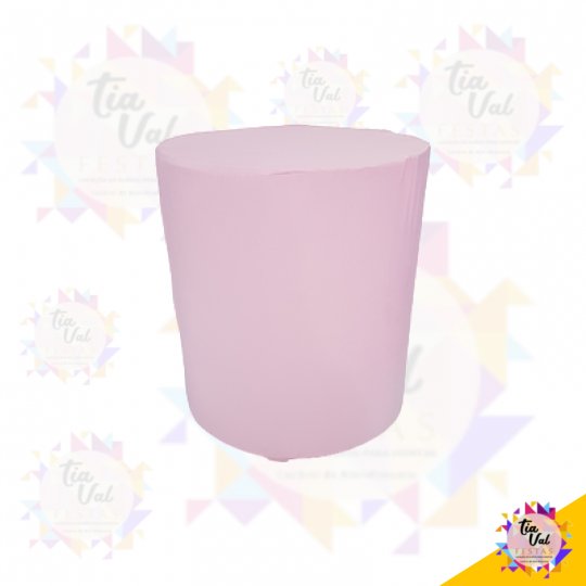 CAPA ROSA CLARO P/ CILINDRO PEQUENO
