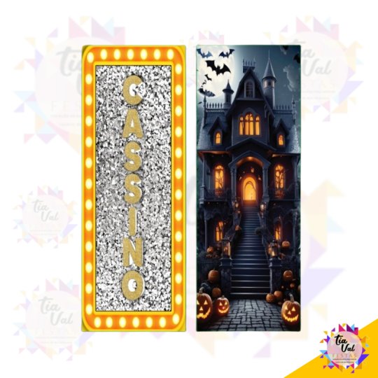 CAPA VESTE FACIL CASTELO HALLOWEEN - NOME CASSINO