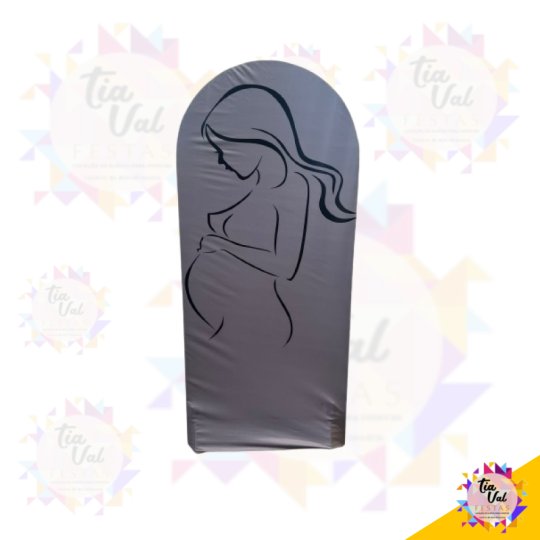 CAPA VESTE FÁCIL MÃE -CHA REVELEÇÃO - CHA BABY  0,80 X 2 M