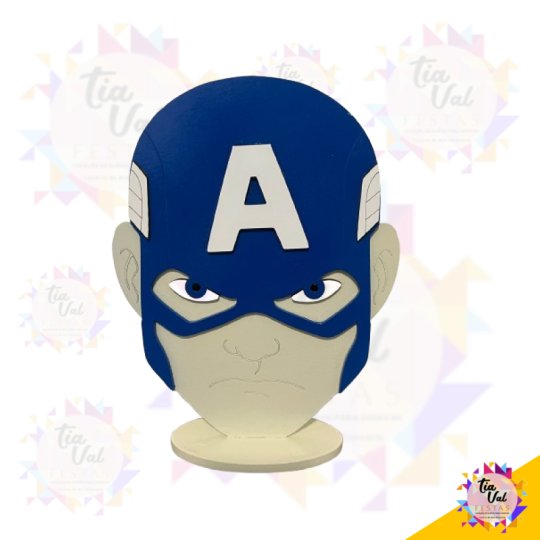 CAPITÃO AMERICA 15 X 21 CM