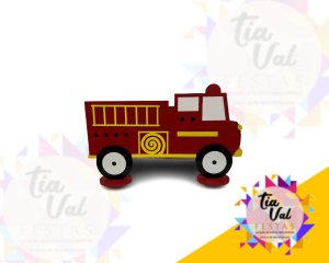 Foto de CARRO BOMBEIRO MDF 19 X 30