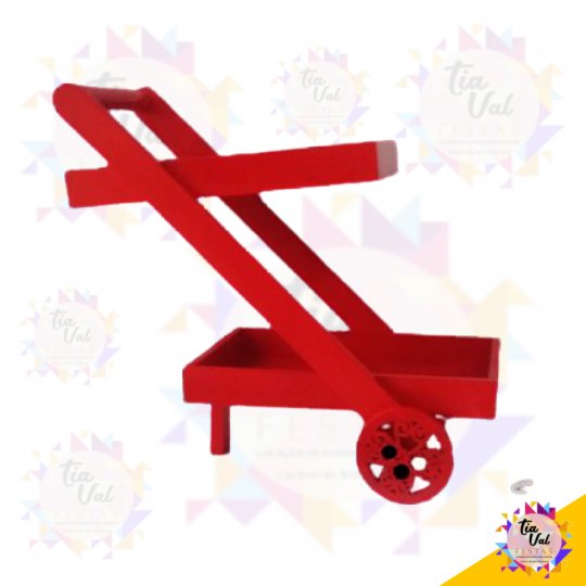 CARRO VERMELHO 2 ANDARES (MDF)