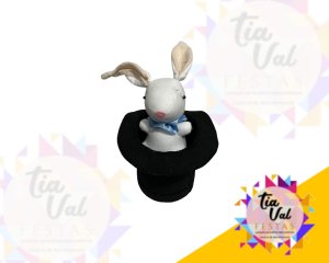 Foto de CARTOLA COM COELHO  MAGICO - FELTRO 18 X 22