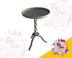 Foto de CASTIÇALl CINZA (FERRO) M