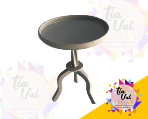 Foto de CASTIÇALl CINZA (FERRO) P