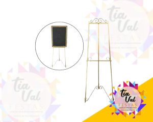 Foto de CAVALETE P/QUADRO OU LOUSA - FERRO