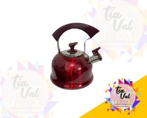 Foto de CHALEIRA - VERMAELHA - CHA DE PANELA 20 X 23 CM