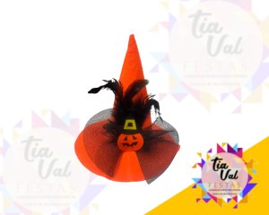Foto de CHAPEU LARANJA BRUXA - HALLOWEEN