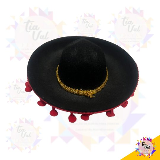 CHAPEU MEXICANO - PEQUENO 16 CM