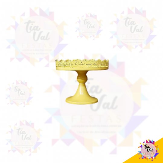 CINZELADO AMARELO BEBE C/ BASE P/ CIMA M - 19 CM