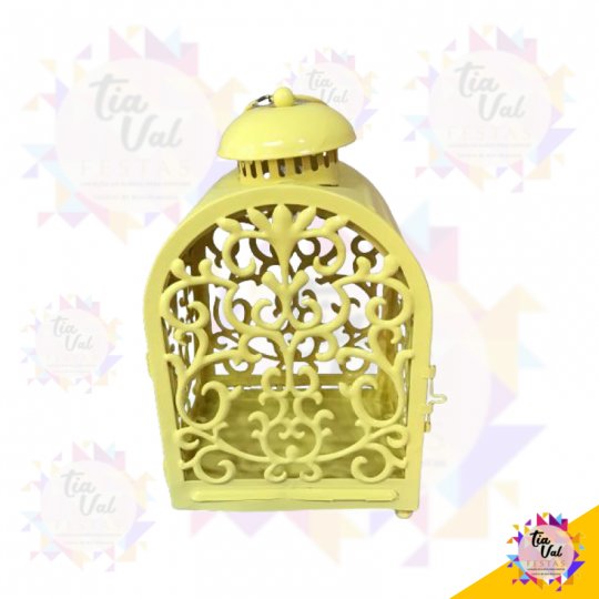 CINZELADO AMARELO BEBE LUMINARIA MEDIA