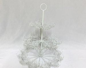 Foto de CINZELADO BRANCO ARVORE P/ CUPCAKE VAZADA