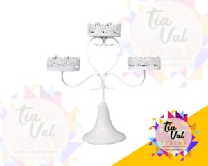 Foto de CINZELADO BRANCO CUPCAKE TRIPLO