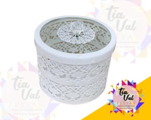 Foto de CINZELADO BRANCO PORTA JOIA P