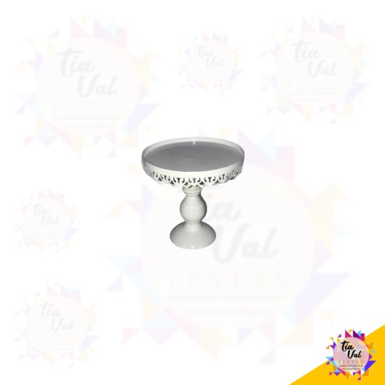 CINZELADO BRANCO PRATO C/ BASE M P/ BAIXO