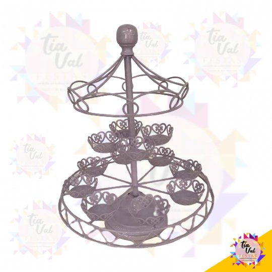CINZELADO LILAS CARROSSEL P/ CUPCAKE