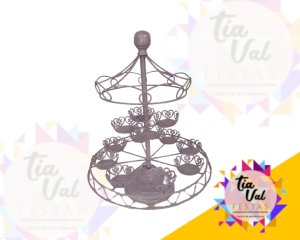 Foto de CINZELADO LILAS CARROSSEL P/ CUPCAKE