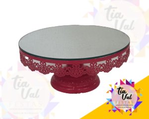 Foto de CINZELADO PINK PRATO C/ BASE M