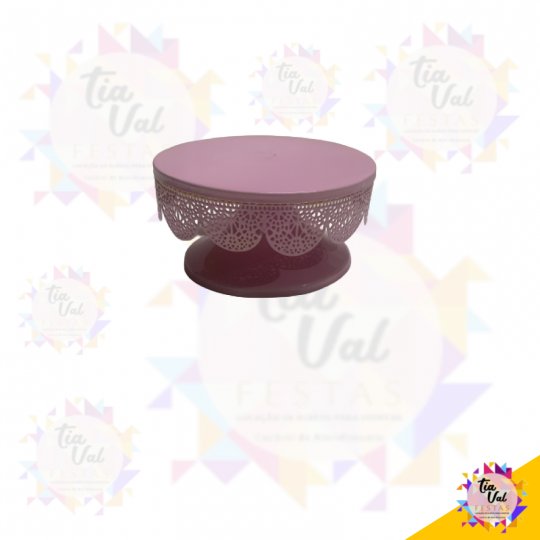 CINZELADO ROSA BASE BORDA P/ BAIXO P