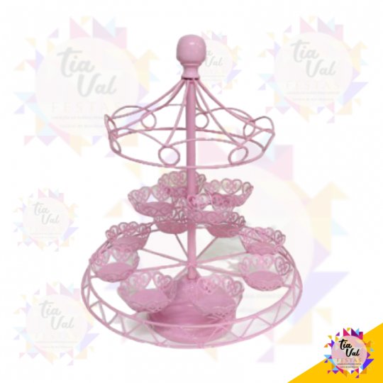 CINZELADO ROSA CARROSSEL P/ CUPCAKE