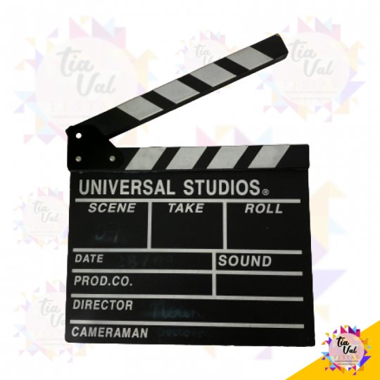 CLAQUETE DE FILME - MDF ( SEM GIZ)