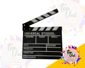 Foto de CLAQUETE DE FILME - MDF ( sem giz)