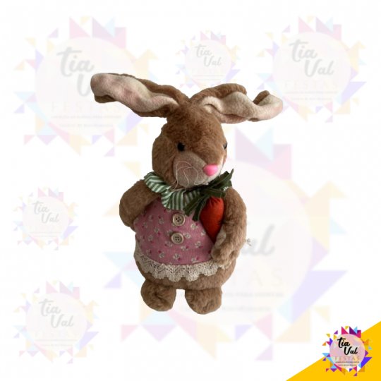 COELH0 C/ CENOURA PELUCIA 17 X 29 CM