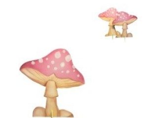 Foto de COGUMELO ROSA - PEQUENO 70 X 60