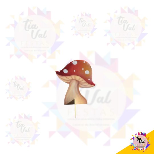 COGUMELO VERMELHO  - PEQUENO 53 X 40