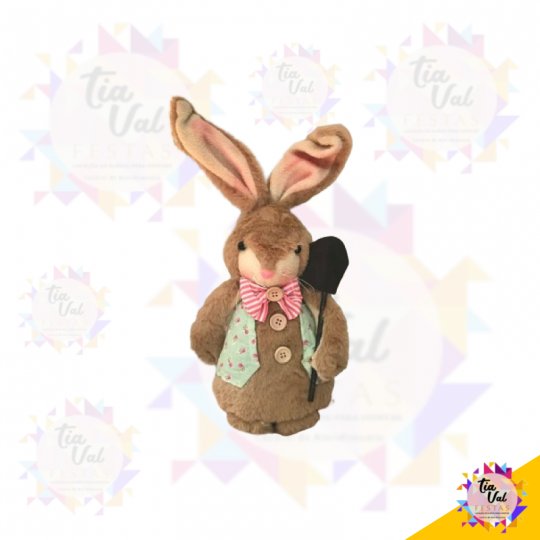 COELHO PASCOA C/ PA - PELUCIA 17 X 29 CM
