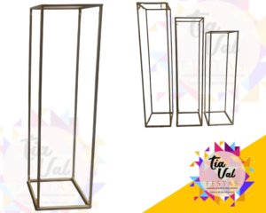 Foto de COLUNA DE FERRO - GRANDE - 2M X 0,45CM - DOURADA